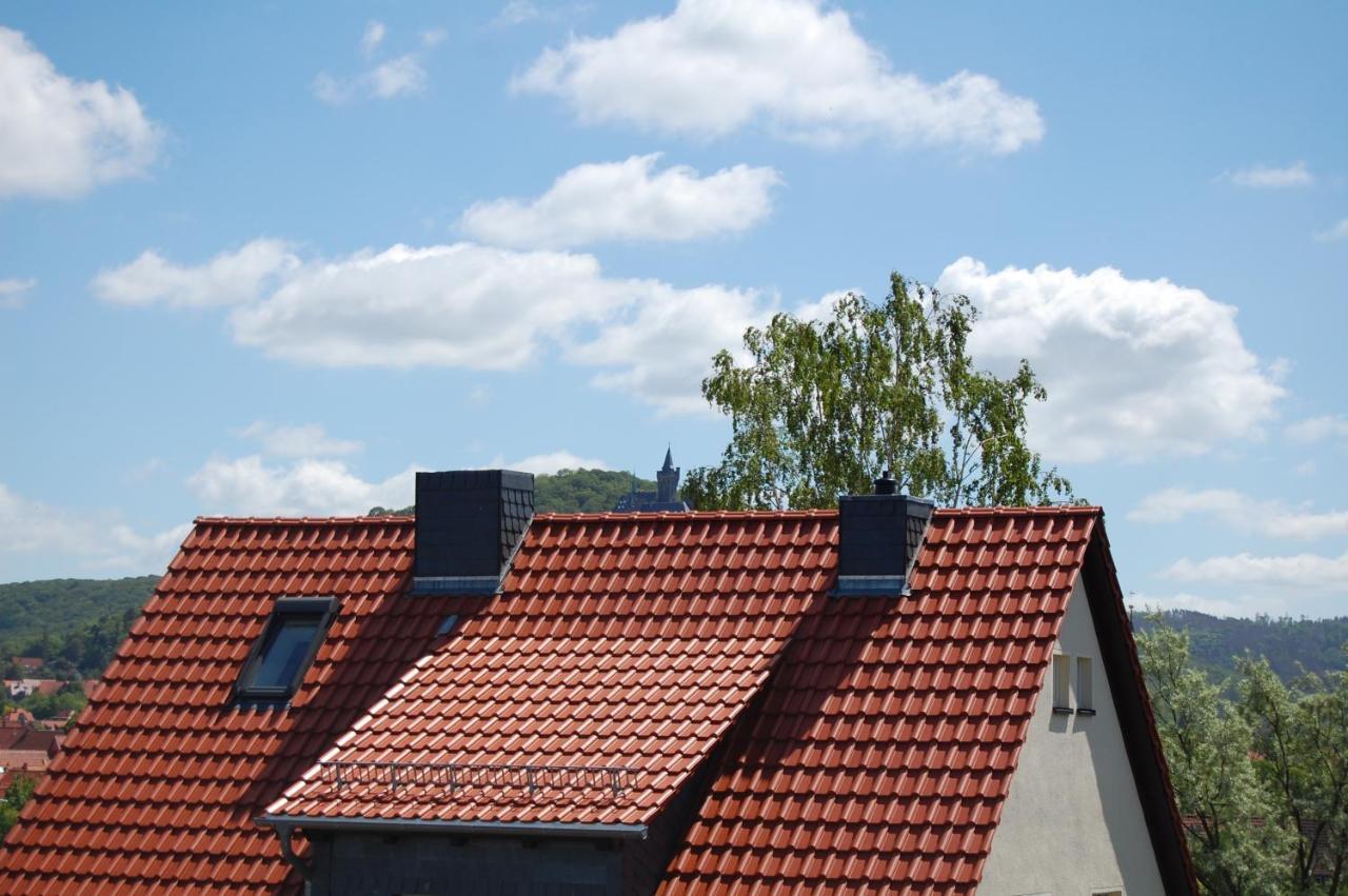 Ferienwohnung Hertha ヴェルニゲローデ エクステリア 写真